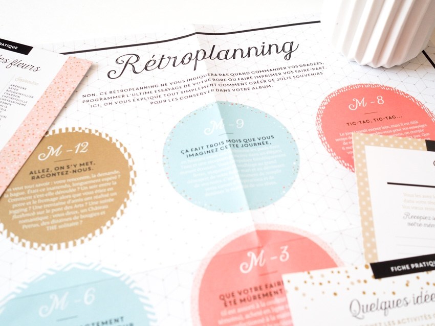 Mon retroplanning mariage: J-6 mois
