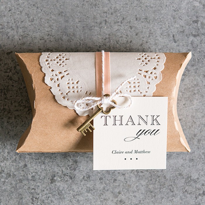 Des cadeaux vintage pour les invités