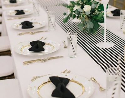 Inspiration Mariage : Rayures, très chics !