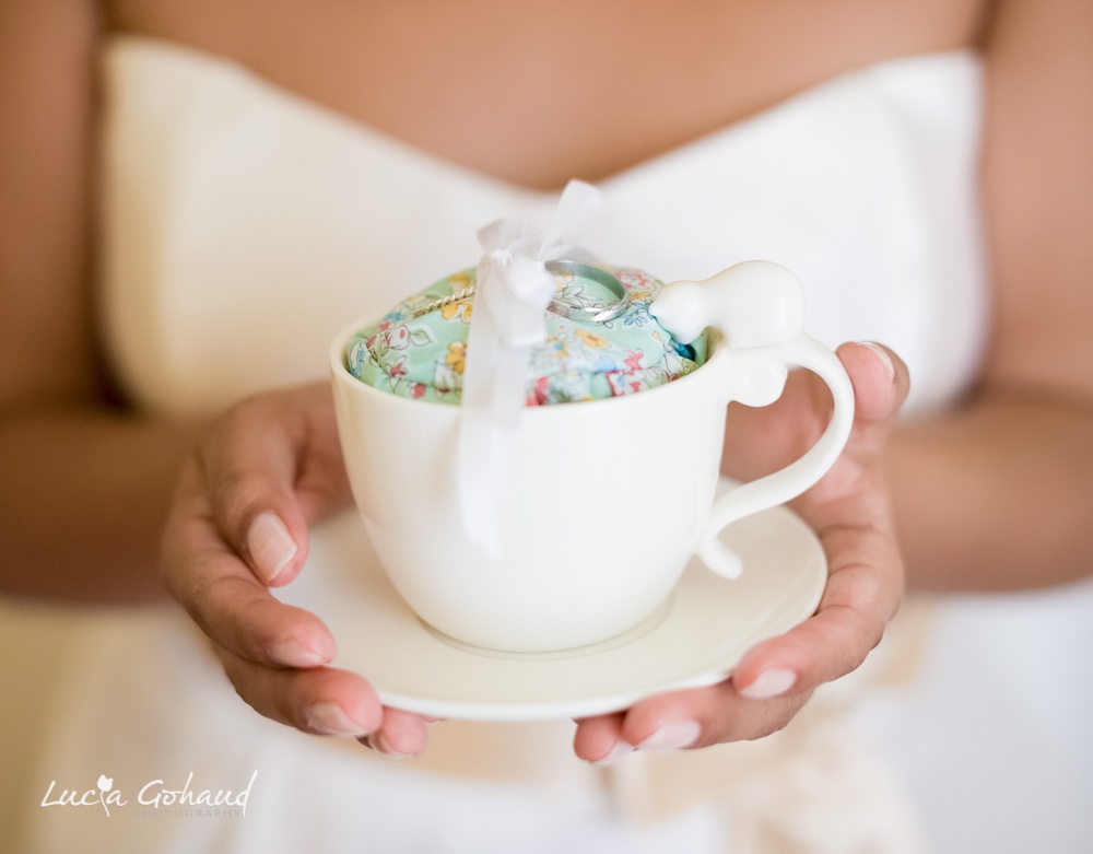 Vrai mariage couleur pastel vintage chic