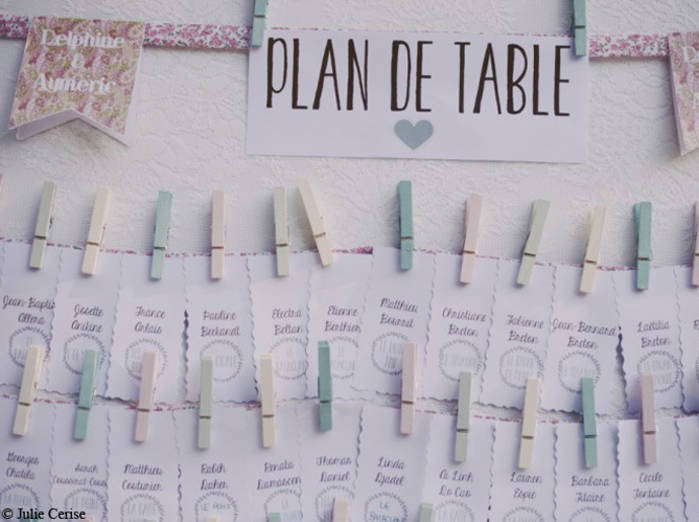 Le casse-tête du plan de tables de son mariage