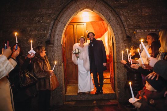 Le mariage en hiver d'Emilie et Charles