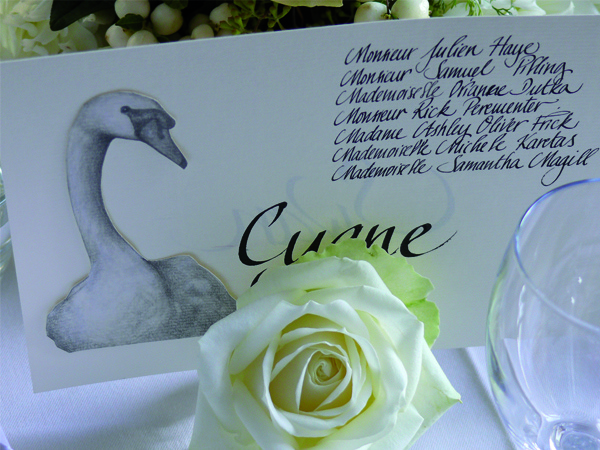 La calligraphie pour annoncer son jour J