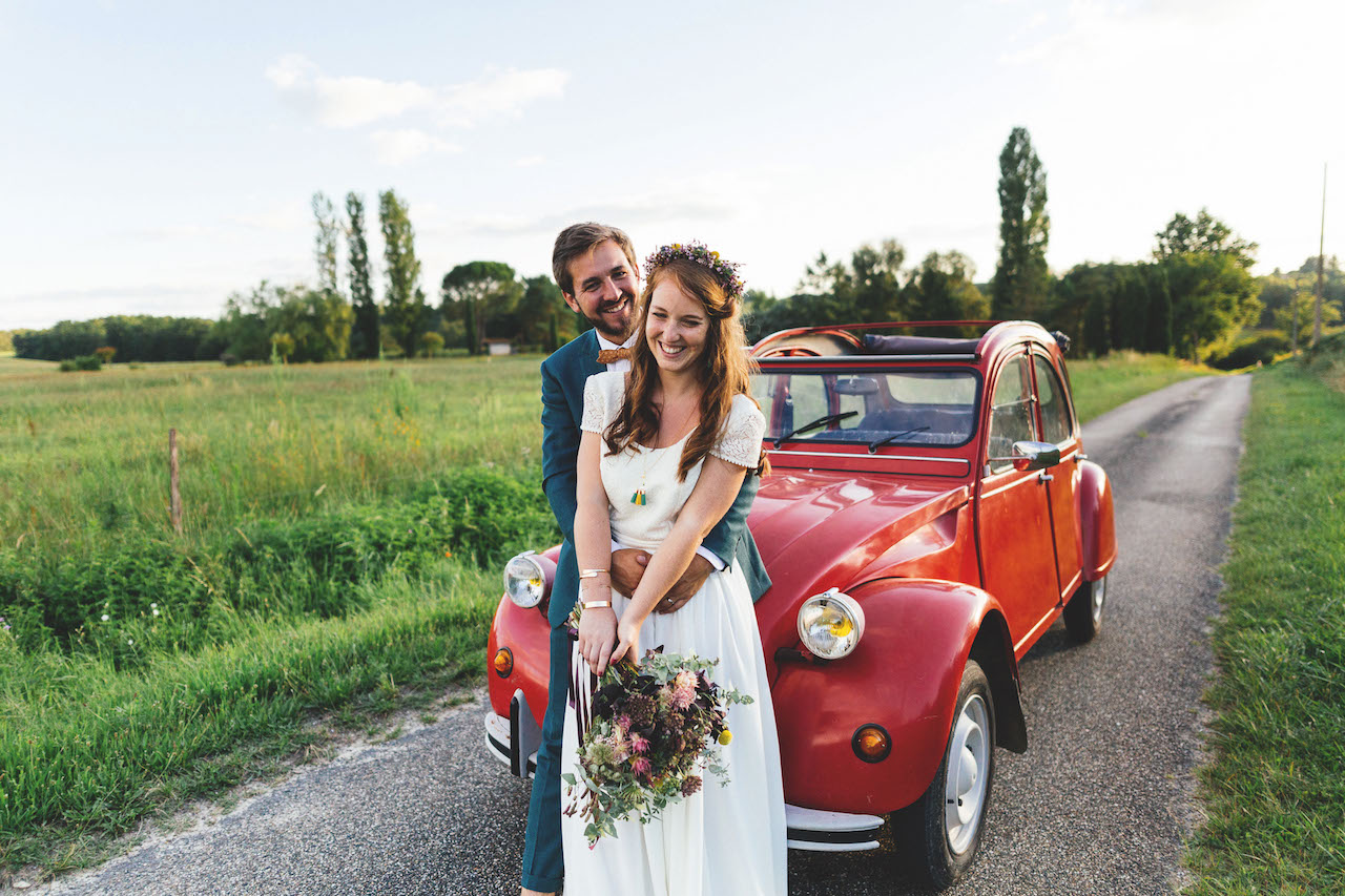 Mariage simple et convivial à la campagne