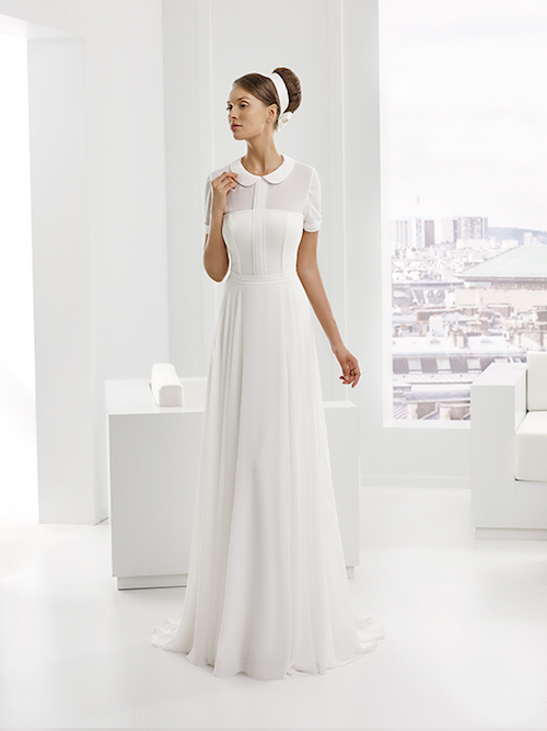 robe de mariée en mousseline