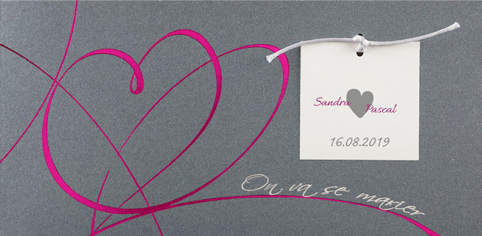 faire-part de mariage pochette, faire-part de France