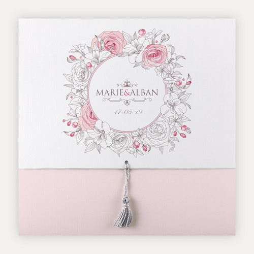 faire-part mariage romantique, faire-part de France
