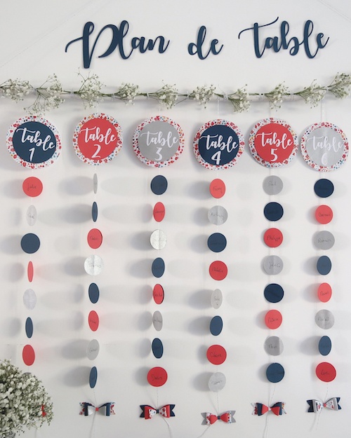 DIY plan de table mariage, décoration mariage