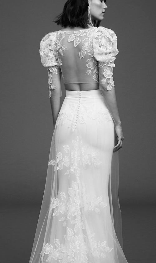 robe de mariée transparente