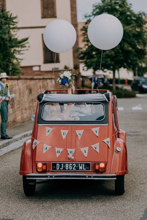 comment décorer la voiture des mariés ?