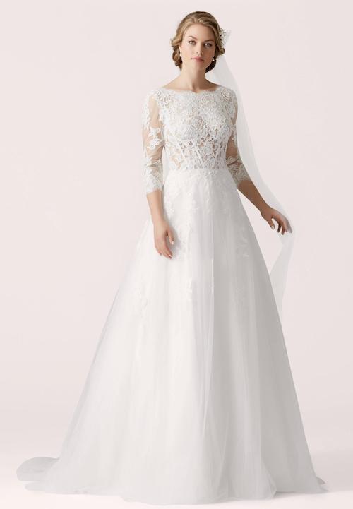 robe de mariée en dentelle Lilly collection 2019