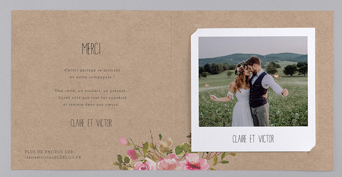 papeterie mariage champêtre 