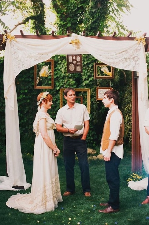 arche mariage vintage 