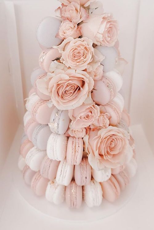 pièce montée mariage macarons