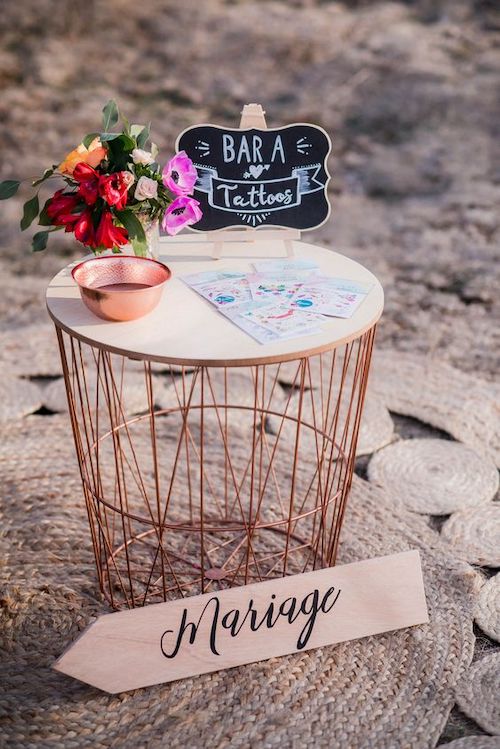 tattoo bar mariage