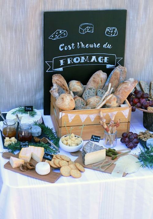 repas mariage bohème