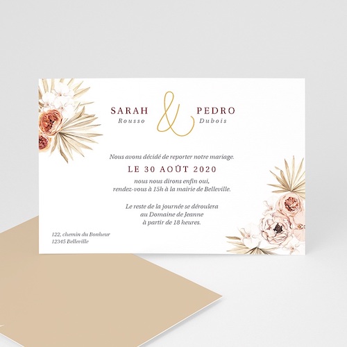 change the date mariage