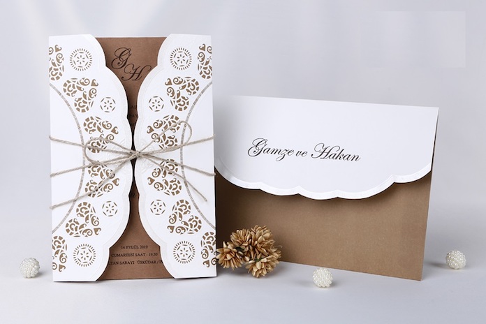 faire part mariage vintage champêtre
