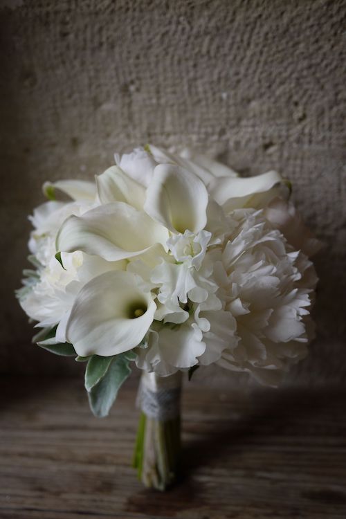 bouquet de mariée blanc