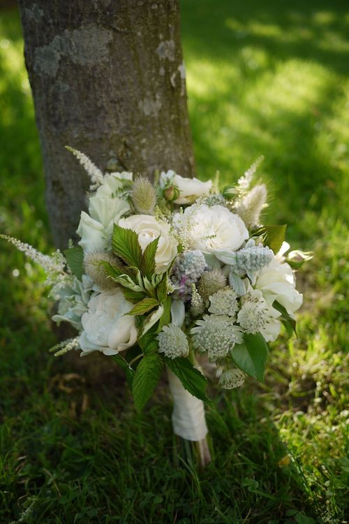 bouquet de mariée blanc
