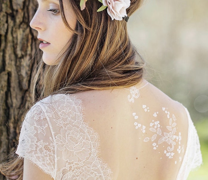 tatouage éphémère mariage