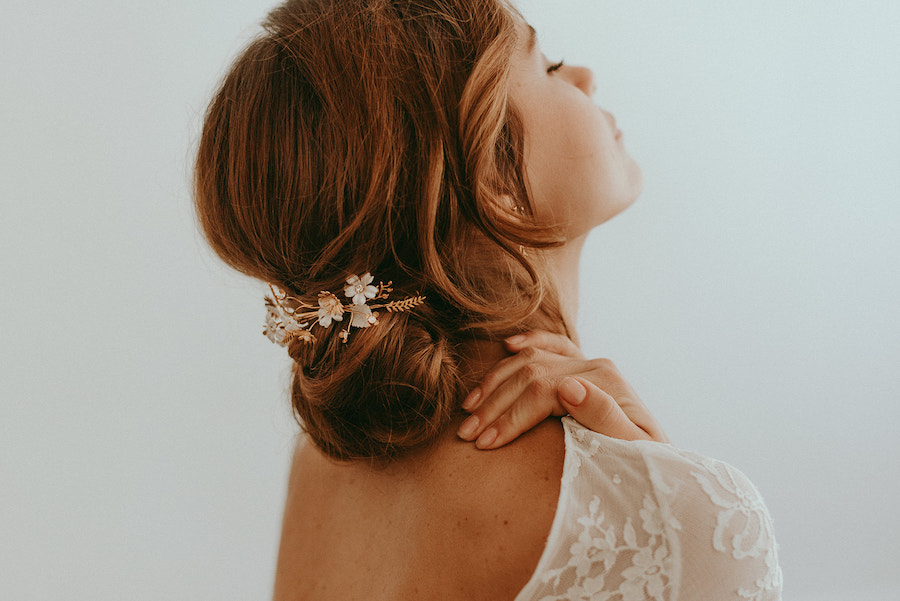 chignon mariage, coiffure de mariage
