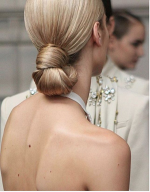 chignon rétro mariage