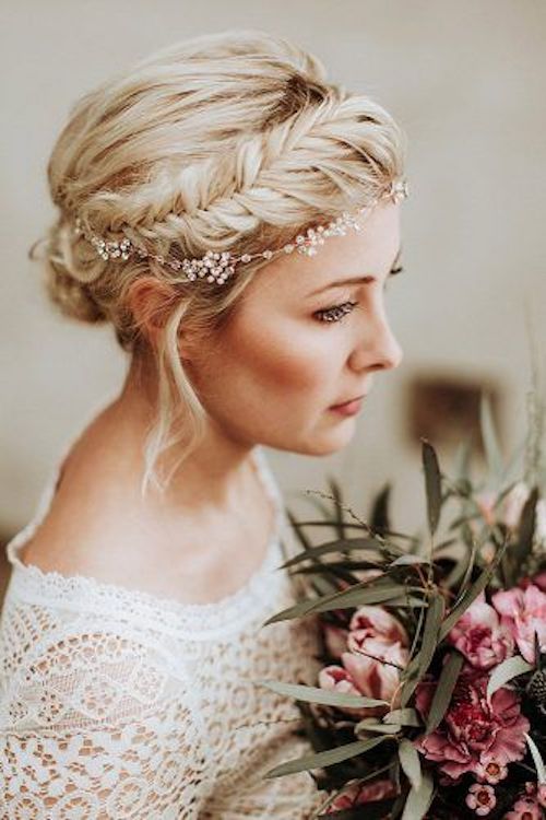 idée coiffure mariage hiver