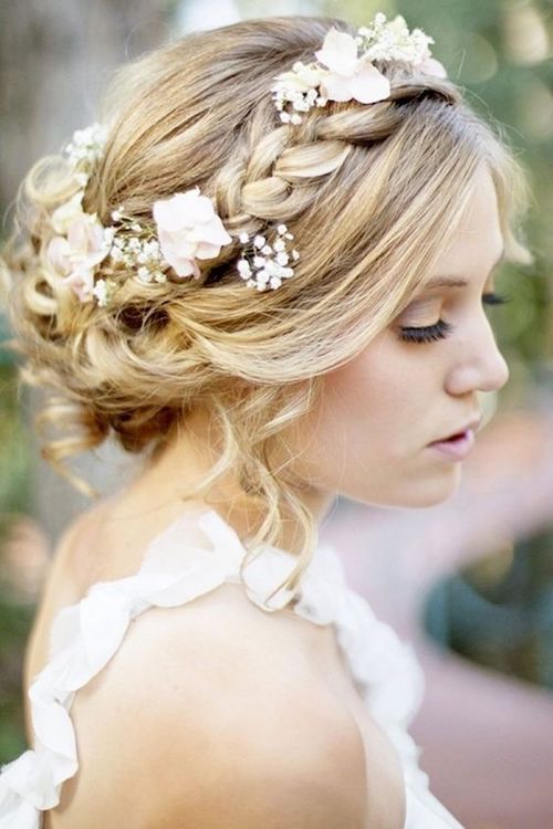 coiffure champêtre mariage