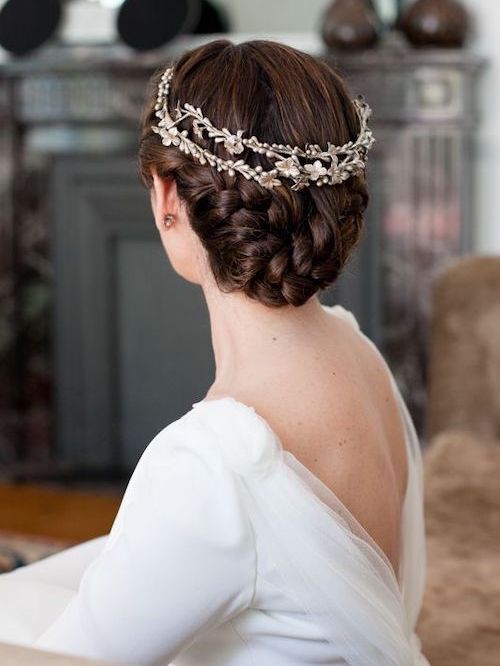 chignon tressé mariage
