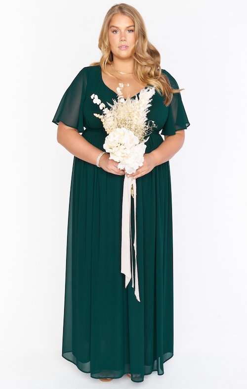 robe de soirée grande taille mariage