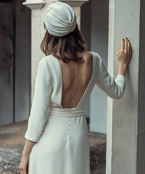 robe de mariée dos-nu