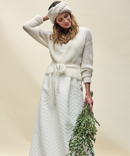 accessoire mariée hiver