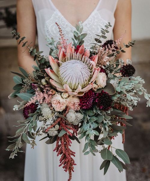 bouquet de mariée bohème
