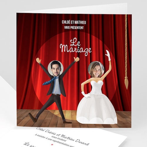 faire part mariage humour