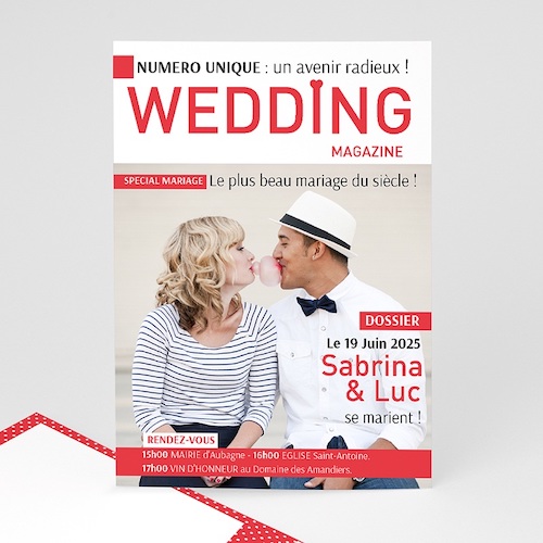 faire part mariage humour