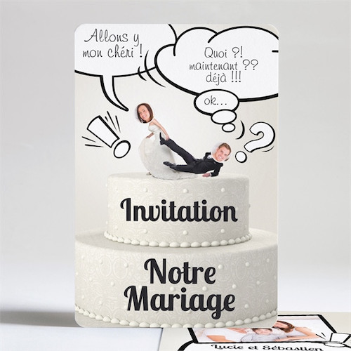 faire part mariage humour