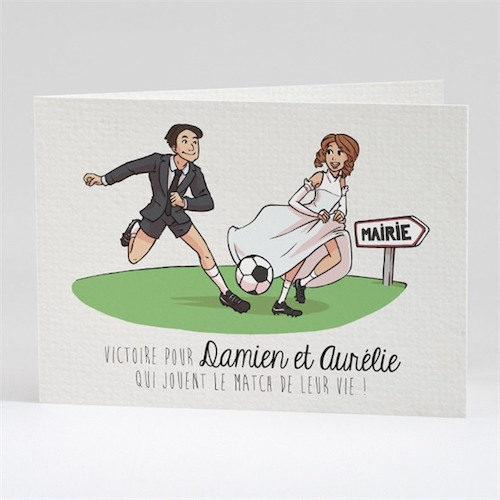 faire part mariage humour