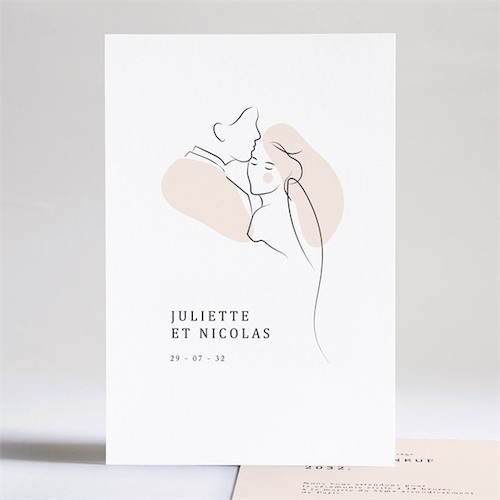 faire part mariage original, faire part mariage illustré 