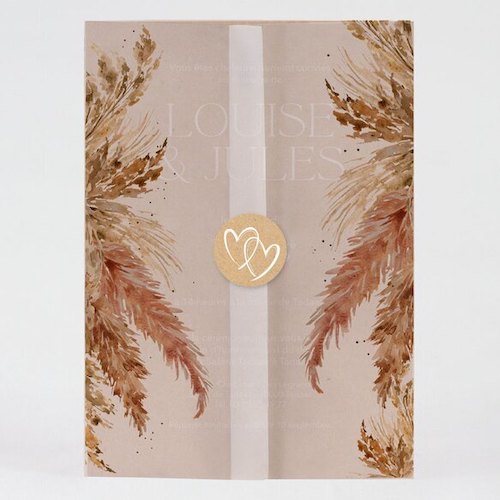 faire part mariage original, faire part mariage avec calque