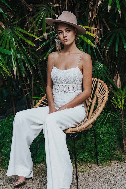 tailleur mariée, pantalon femme mariage