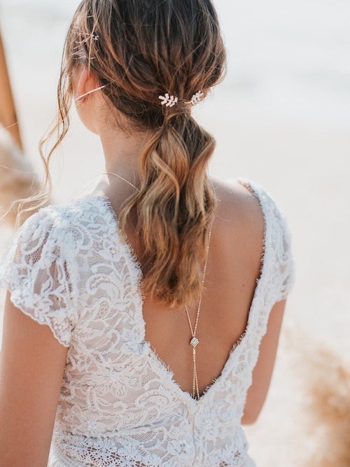 collier de dos femme mariage