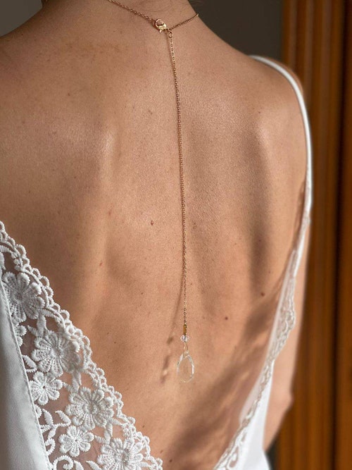 collier de dos mariage 