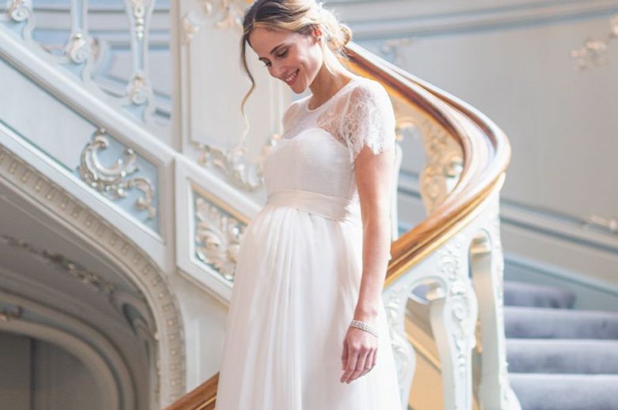 robe de mariée femme enceinte