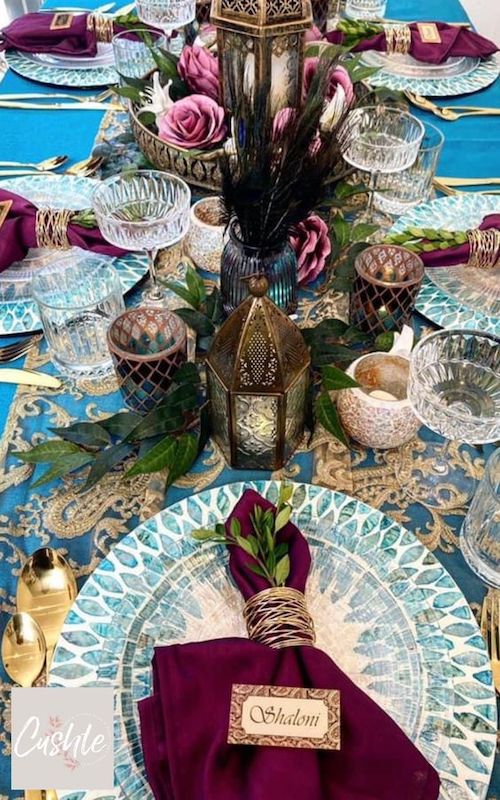 décoration mariage oriental, thème mariage oriental