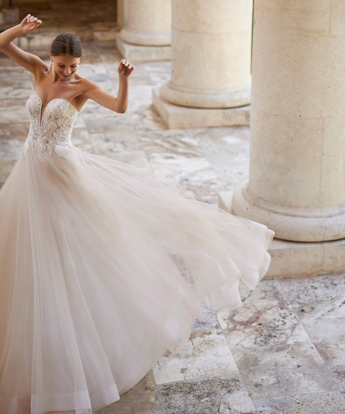 robe de mariée princesse bustier