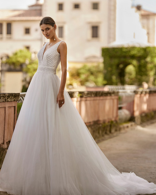 robe de mariée en tulle 2024