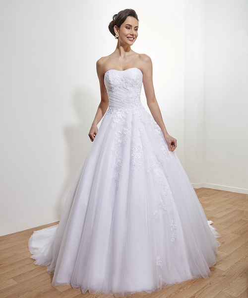 robe de mariée princesse bustier