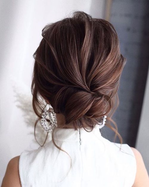 chignon bas mariage