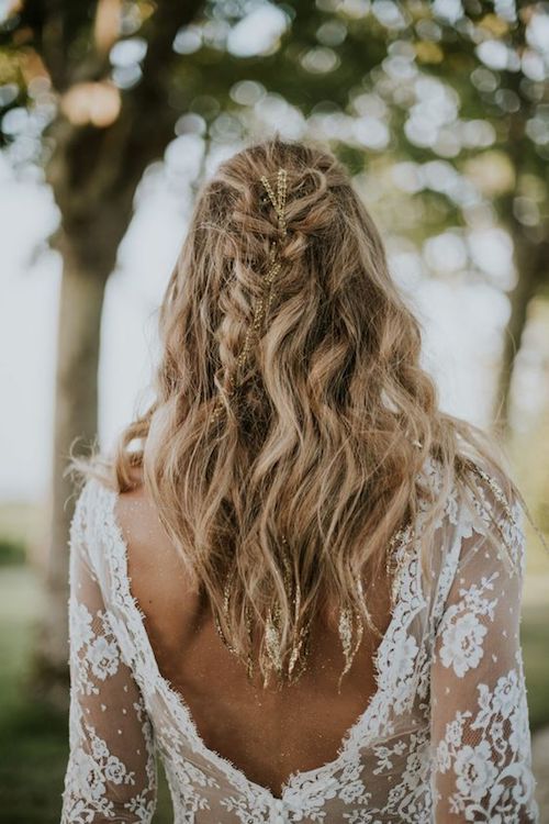 coiffure mariage bohème